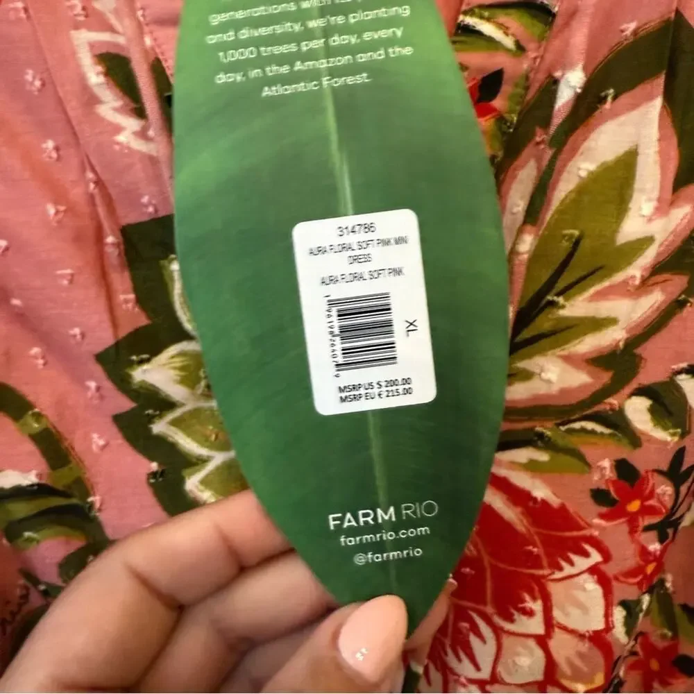 Farm Rio Aura Floral Dress